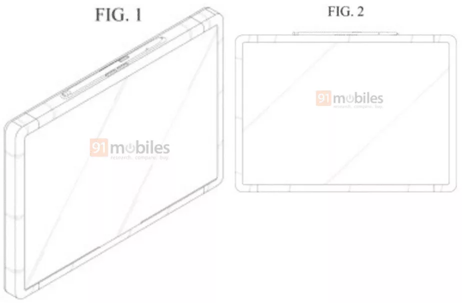 تصویری از پتنت تبلت جدید سامسونگ